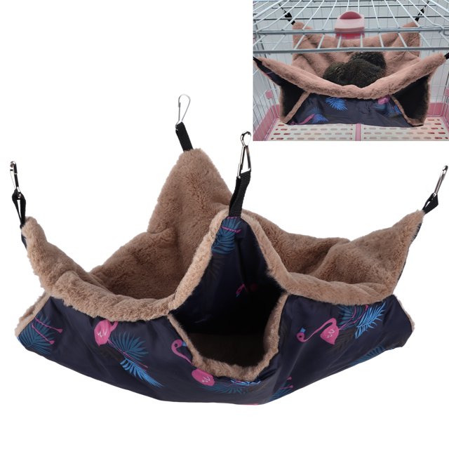 Pet DoubleLayer Warm Hammock Easy To Clean And Install Hanging Squirrel Sleeping Bag