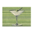 thumbnail image 7 of Yayeee Bath Rug for Bathroom Floor Non Slip Rectangle Fluffy Soft Absorbent Mat, 16"x24", Green Martini Glass, 7 of 7