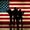 USA Flag Military, variant on Elephant Stock Navy Camo Usa Flag Wall Art - Horizontal Canvas Wall Art - Living Room Wall Decor - Military Canvas - Black And Gray Decor - 39" x 26"