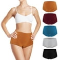 thumbnail image 4 of WASHWEPE Briefs for Women Cotton Full Coverage 5Pcs, 4 of 7