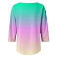 thumbnail image 6 of Fashion Fall Saving Womens Fall Tops Women's Tops Casual 3/4 Sleeve Tops Blouses Plus Size Tunic My Orders, 6 of 7