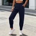 thumbnail image 2 of Aihuaihua Womens Dress Pants Business Casual 2026 Trendy High Waisted Ankle Length Dressy Trousers Slacks Work Clothes Blue L, 2 of 8