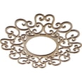 thumbnail image 2 of 16"OD x 6 1/8"ID x 3/8"T Reims Wood Fretwork Pierced Ceiling Medallion, Hickory, 2 of 3