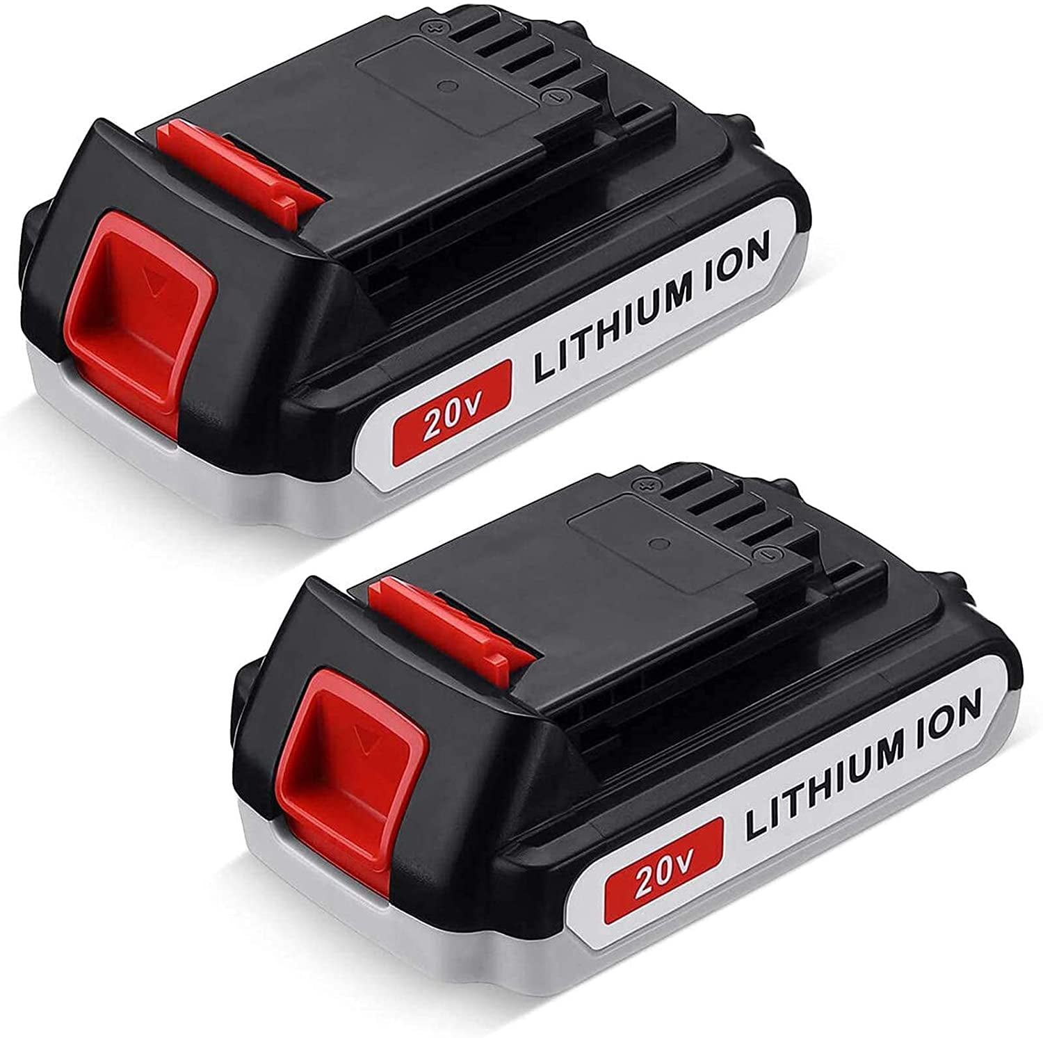 LBXR20 2.0Ah Replace for Black and Decker 20V Battery Max Lithium-ion LB20 LBX20 LST220 LBXR2020-OPE LBXR20B-2 LB2X4020 Cordless Tool Battery 
