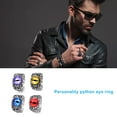 thumbnail image 4 of Ruiboury Ring Alloy Lava Fashion Lightweight Multi Colors Portable Durable Finger Rings Waterproof Small Size Jewelry Gift Red, 4 of 7