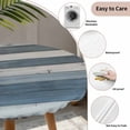 thumbnail image 3 of Vintage Blue Farmhouse Round Tablecloth for 36-44 Inch Tables, Fitted Table Cover with Elastic Edge, Retro Wooden Country Waterproof Outdoor Table Cloth Protector for Patio Garden Dinner Picnic, 3 of 9