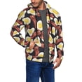 thumbnail image 3 of Zip Up Hoodies for Men - Cute Fried Egg Meat Long Sleeve Comfrt Men'S Fashion Hoodies & Sweatshirts, Jackets for Men Hoodies Pullover Clothing Clothes with Pouch, 3 of 5
