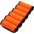 thumbnail image 1 of Envoltorio de neopreno naranja brillante impermeable para equipaje, paquete de 6, 1 of 8