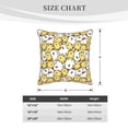 thumbnail image 2 of KLL Cartoon Chicken Decorative Throw Pillow Covers Velvet Soft for Couch Sofa Bedroom Living Room Outdoor (No pillow core)- 18"x18", 2 of 5