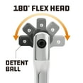 thumbnail image 4 of Powerbuilt 1/4 Inch Drive Flex Handle - 6 Inches Long - 940504, 4 of 4