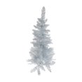 thumbnail image 1 of 3 Silver Tinsel Christmas Tree 120 Normal Tip W/Plastic Stand, 1 of 3