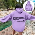 thumbnail image 2 of Cathalem Womens Hoodies Oversized V Neck Sweatshirts Long Sleeve Pullover Casual Fall Clothes 2025 Trendy (Purple,L), 2 of 7