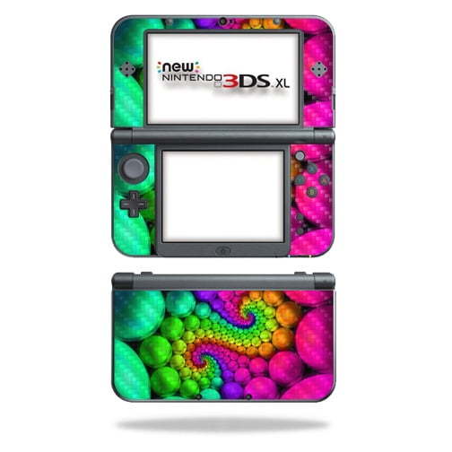 Colorful Skin For Nintendo New 3DS XL (2015) Protective, Durable Textured Carbon Fiber Finish
