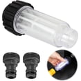thumbnail image 1 of Pressure Washer Water Filter 3/4" Connection With 2 Plug-in Connections Sand Filter For Water Pump Compatible With Krcher K2-k7 For Garden Pump., 1 of 5