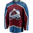 thumbnail image 2 of Men's Fanatics Maroon Colorado Avalanche Breakaway Home Jersey, 2 of 3