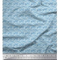 thumbnail image 1 of Soimoi Cotton Poplin Fabric Fish Ocean Fabric Prints by Yard 56 Inch Wide, 1 of 3