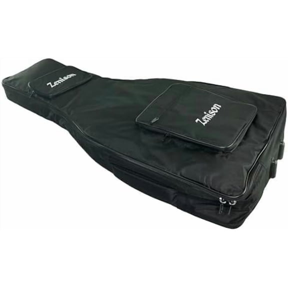 DOUBLE NECK Electric Guitar PADDED GIG BAG Shoulder Straps 42" Black$$Music