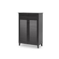 thumbnail image 2 of Baxton Studio Harding Espresso Shoe Cabinet, 4 Shelves, 2 of 4