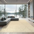 thumbnail image 2 of ODIKA 6'x9' Ultra-Soft Area Rug, Warm Beige Oatmeal Minimalist Design Subtle Tonal Speckles with Crisp Edges Washable, Bare feet friendly, Silk-Touch for Guest Room, Bedroom, 2 of 7