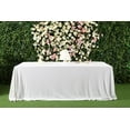 thumbnail image 2 of GFDYREE Sequin Tablecloth, Rectangular, 50"x80", White, 2 of 7