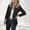Black women long sleeve blazer a1, variant on Women's Long Sleeve Button Down Blazer for Women Fall Winter Business Work Open Front Solid Casual Jackets Trendy Office Blazers Loose Fit Comfy Outerwear, Green L