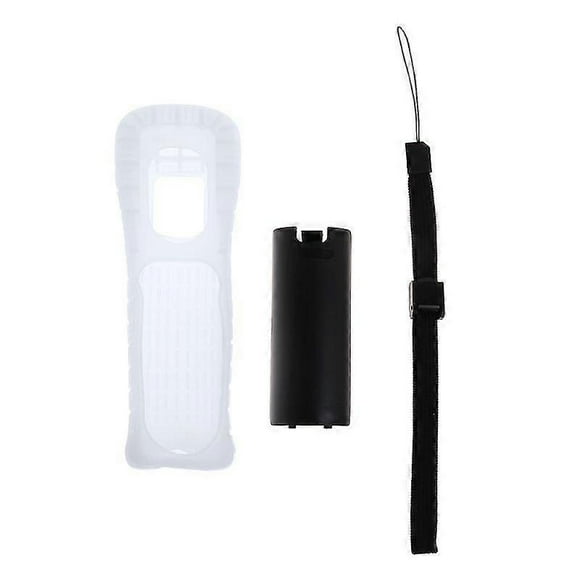 For Wii Silicone Case Cover With Hand Strap For Wii Remote Controller Banmo