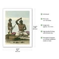 thumbnail image 2 of Indian Fakir - Sword-Swallowing Performance - Vintage Magic Poster c.1801 - Bamboo Fine Art 290gsm Paper (Unframed) 12x16in, 2 of 4