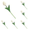 thumbnail image 2 of Garloy Fake Flowers Tulips Fake Tulips DIY Branches Centerpieces Tulips Artificial Flowers Artificial Tulips That Look Real Wedding Fillers Arrangements Faux Tulips Real Touch Faux Tulips, 2 of 5