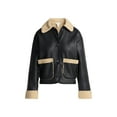 thumbnail image 5 of Time and Tru Women's and Women's Plus Bonded Faux Shearling Jacket, Sizes XS-2X, 5 of 5