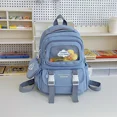 thumbnail image 2 of Mochilas informales de gran capacidad con compartimento interior y tapa blanda, gran oferta, para mujer, mochilas de nailon con cremallera, 2 of 5