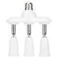 thumbnail image 1 of Ndcxsfigh Base Lámpara Ajustable E27 Enchufe Adaptador Soporte Zócalo Giratoria (3 Cabezas), 1 of 7