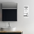 thumbnail image 2 of Stupell Industries Ornate French Bathtub Wall Plaque Art design by Lettered and Lined, 17 x 7, 2 of 7
