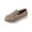 Khaki, variant on Khaki Womens Loafers Slip On Low Heel Comfortable Lightweight Casual Daily Wear All Season Walking Shoes For Everyday Office And Outdoor Use Size 38