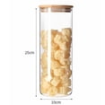 thumbnail image 1 of Glass Kitchen Storage Canister Large Capacity Storage Jar for Food Storage Organization, 1 of 2