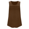 thumbnail image 7 of Jalioing Basic Tank Tops for Women S-3XL Crew Neck Sleeveless T Shirt Summer Solid Color Casual Tank Shirt Outfits, 7 of 7
