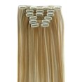 thumbnail image 2 of Extension de Cheveux à Clip 6 Pcs Tête Complète Naturelle Femmes 16 Clips Extensions de Cheveux Lisses Synthétiques, 2 of 2