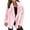 Pink, variant on BVnarty Clearance Women Tops Solid Color Comfortable Soft Warm Plush Cardigan Fall Fashion 2022 Winter Coats Long Sleeve Lapel Shacket Jacket Women Sueras Mujer Black XL