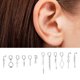 thumbnail image 5 of Pendientes Colgantes de Acero inoxidable de 12 piezas, conjunto de joyería decorativa para ores, diferentes formas para fiestas y uso diario, incluido diseño de perno y bobina,, 5 of 6