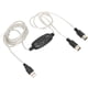thumbnail image 4 of Adaptador de cable MIDI, convertidor de cable USB a MIDI Longitud conveniente de 2 m para computadora portátil para estudio de música para Windows, 4 of 8