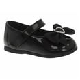 thumbnail image 2 of Josmo Dress Shoes Girls, Patent Finish Glossy formal Special Occasion Infant Support (Infant), Black Patent, Size: 2, 2 of 4