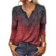 thumbnail image 1 of Camisetas de cuello redondo de manga larga para mujer, blusas tipo túnica, blusas estampadas, 1 of 3
