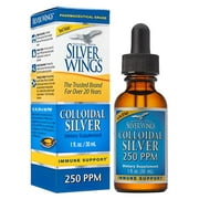Natural Path Silver Wings Colloidal Silver Mineral Supplement, 250 Ppm, 1 Fluid Ounce