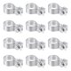 thumbnail image 1 of Uxcell 12-Pack Bandas de Refuerzo para Partes de Cercas de Cadena, Banda de Refuerzo de Acero Galvanizado de 13/16 Pulgadas con Tornillos y Tuercas para Cercas, 1 of 7