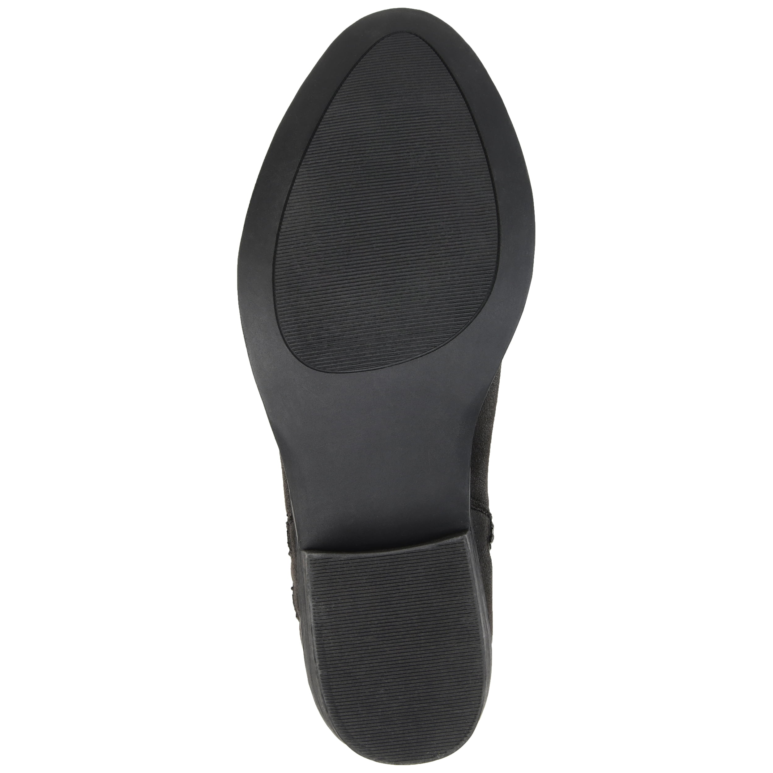 Journee Womens Jayda Inside Zip Stacked Heel Booties