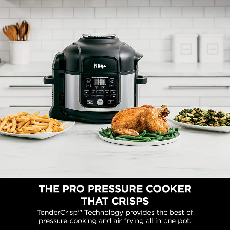 Ninja Foodi FD302 11-in-1 6.5-Qt Pro Pressure Cooker + Air Fryer 