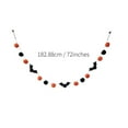 thumbnail image 4 of Xuniizn Happy Halloween Banner Indoor 5.97Ft Black and Orange Bunting Halloween Banners for Halloween Party Decorations, Fireplace Wall Halloween Decorations for Home Indoor & Outdoor, 4 of 7