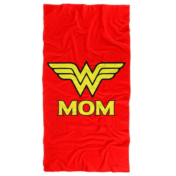 Wonder Woman Beach Towel, 30"x60" Wonder Mom Beach Towel