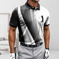 thumbnail image 4 of Fnnxeal Mens Polo Shirts Summer Casual Short Sleeve Graphic Golf Collared Polo Black Shirts for Men Size 5XL, 4 of 5