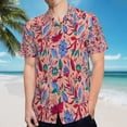 thumbnail image 5 of High Quality Hawaiian Shirts for Men Short Sleeve Aloha Beach Shirt Floral Summer Casual Button Down Shirts Blouses P42SEN, 5 of 7