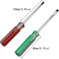 thumbnail image 2 of GFDYREE Magnetic Screwdriver Set 2 PCS, Magnetic 6mm Phillips and Flat Head Tips Screwdriver with 3.9 Inch Steel Shaft for Repair Home Improvement Craft, 2 of 3